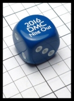 Dice : Dice - 6D - Dice Maniacs Club Night out 2016 from Swag Bag Blue - Gen Con Aug 2016